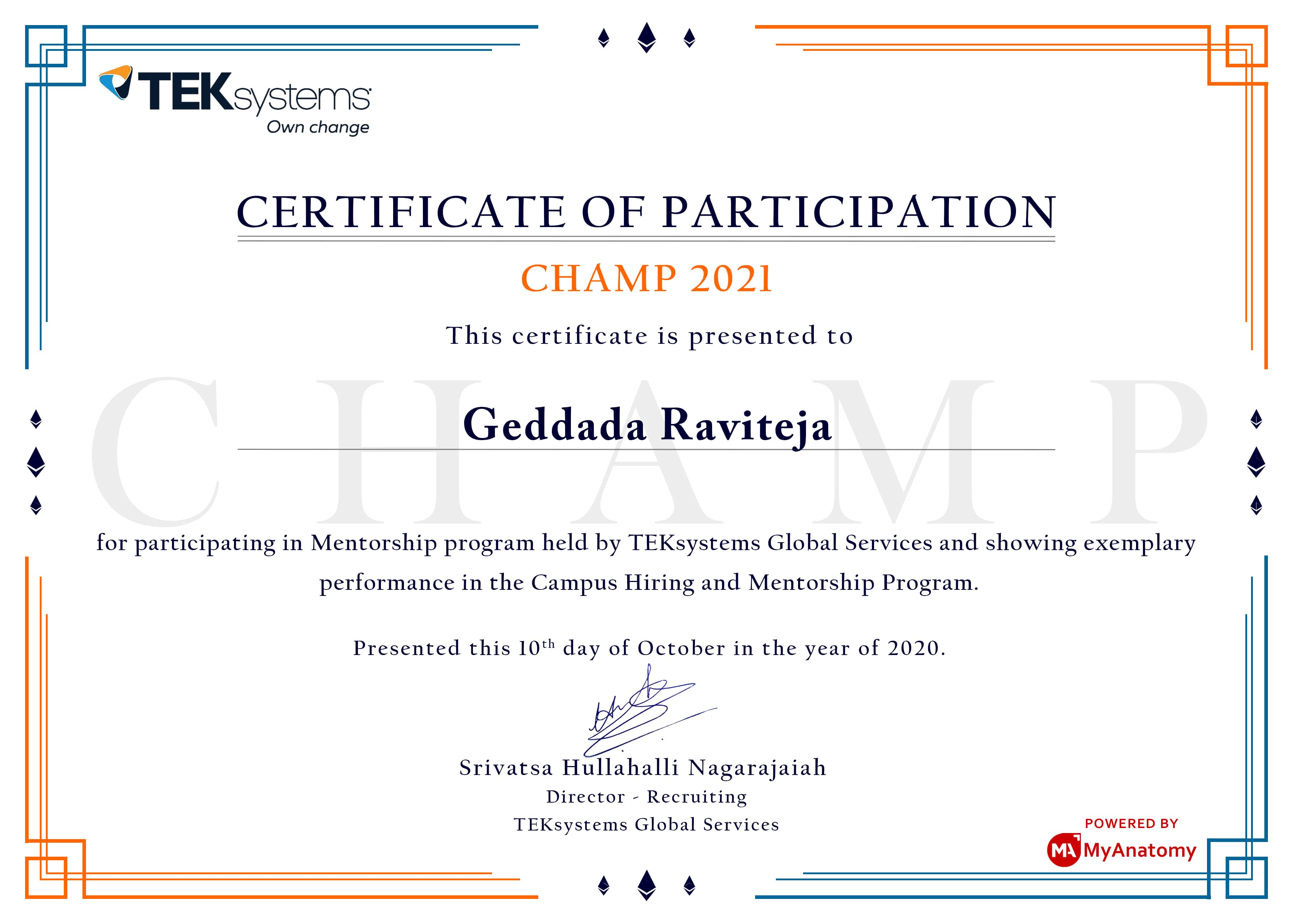 TEKSystems Training Program